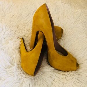 Herve Leger platform shoes